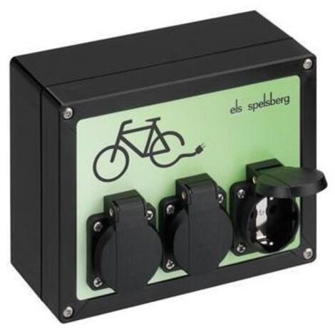 Spelsberg TG BCS 3 E-Bike Ladestation, IP44, 3x SCHUKO, Steckdosenverteiler-Serie, 20003001