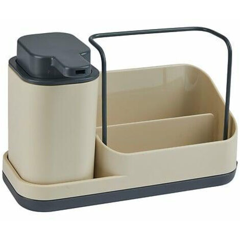 Spender  Küchenorganizer Spülbecken-Caddy beige