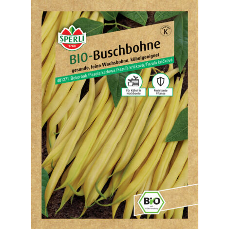 Sperli BIO Buschbohne gelb Gemüsesamen