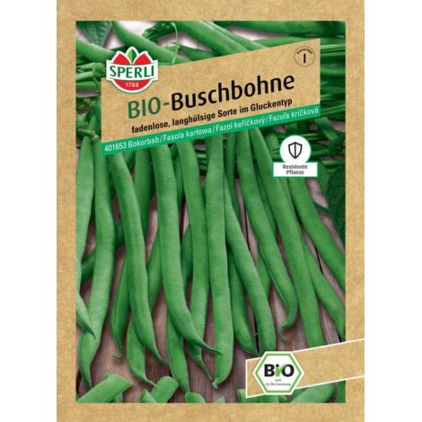 Sperli BIO Buschbohne lang Gemüsesamen