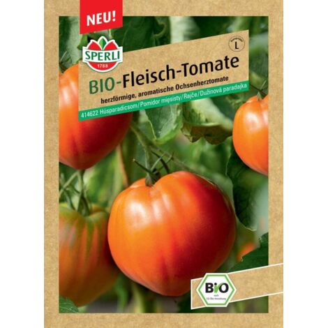 Sperli BIO Fleisch-Tomate Coeur de Boeuf Gemüsesamen