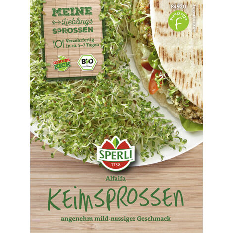 Sperli BIO Keimsprossen-Saat Alfalfa