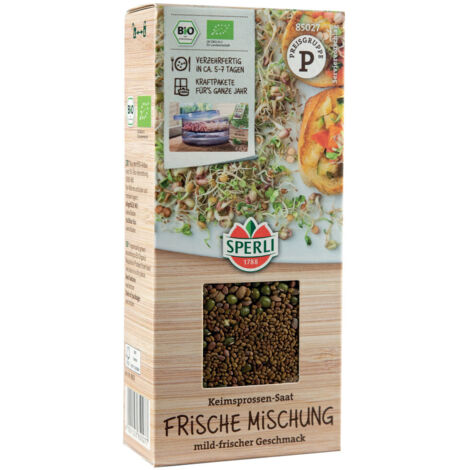 Sperli BIO Keimsprossen-Saat Frische Mischung Gemüsesamen