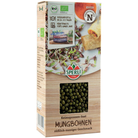 Sperli BIO Keimsprossen-Saat Mungbohnen Gemüsesamen
