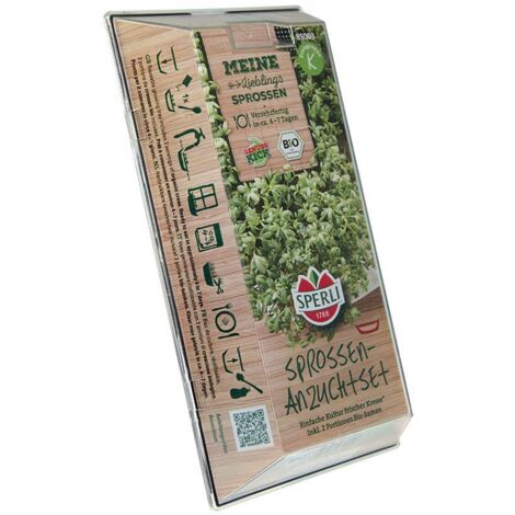 Sperli Bio Microgreen Grow Kit Anzuchtset Kresse