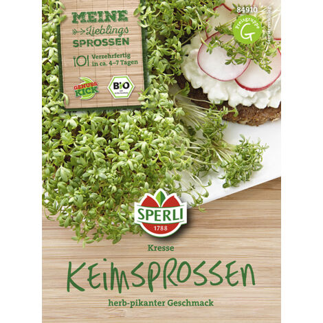 Sperli BIO Microgreen-Saat Kresse