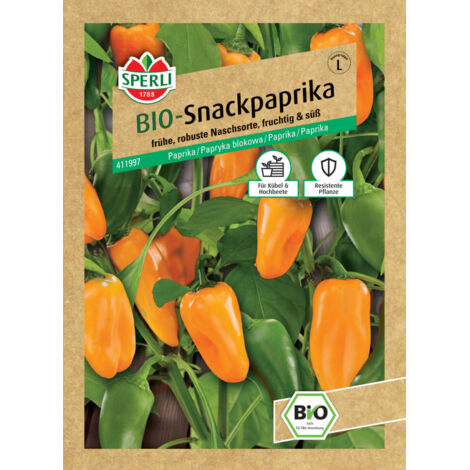 Sperli BIO Snackpaprika Gemüsesamen