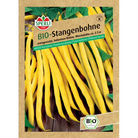 Sperli BIO Stangenbohne gelb Gemüsesamen