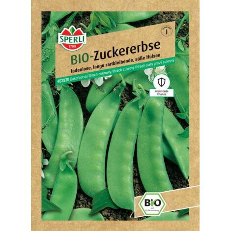 Sperli BIO Zuckererbse Gemüsesamen