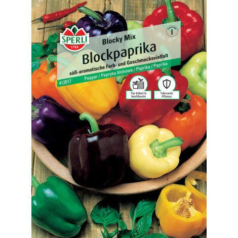 Sperli Blockpaprika Blocky Mix F1 Gemüsesamen