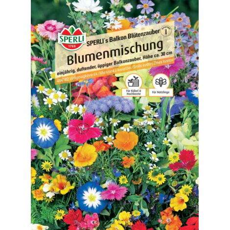 Sperli Blumenmischung SPERLI's Balkon Blütenzauber Gemüsesamen