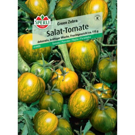 Sperli Salat-Tomate Green Zebra Gemüsesamen