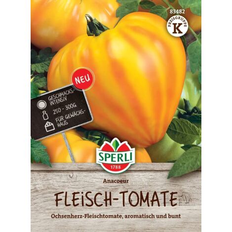 Sperli Tomaten Fleischtomaten Anacoeur - Gemüsesamen