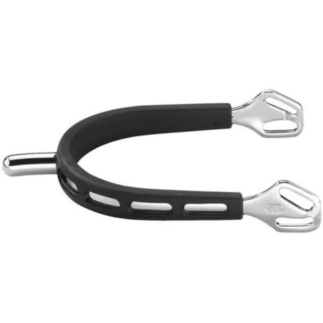 Speroni inglesi ultra fit extra grip in acciaio ricoperto in gomma con gambo arrotondato 25 mm