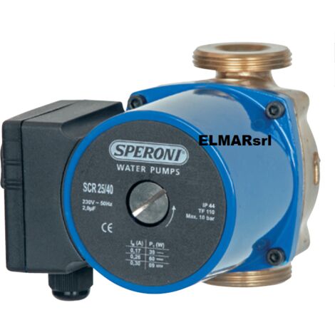 Speroni SCRS 20 60 110 Circolatore Acqua Sanitaria Bronzo