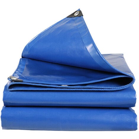 Spesso e ultra-resistente SDLOGAL- 400 g/m² 4x6 m, telone multifunzione ultra pesante, telone protettivo con occhielli, stancante, copertura impermeabile per il giardino domestico Industrielle