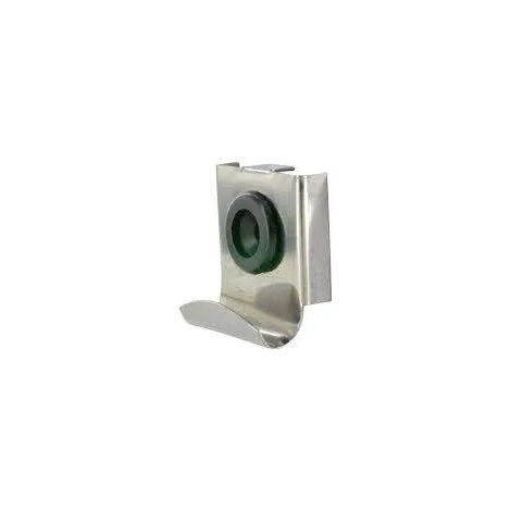 Spessore 8 mm, lunghezza 25 mm, altezza 30 mm, ottone cromato, 4 pezzi.