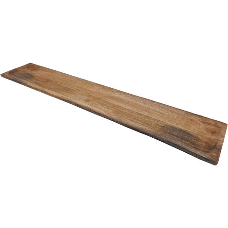 Spetebo – Planche de service XXL en bois de manguier 89 x 15,5 cm – Plateau plat pour aliments – Antidérapant et décoratif