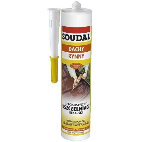 SPEZIAL-DACHDICHTMITTEL, FARBLOSES, 280 ML - SIL DEK SPE-