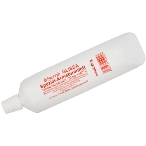 LE SANITAIRE Fermit Glissa Spezial-Armaturenfett - Hahnfett - lebensmittelgeeignet - 60 g Tube