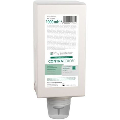 Spezialhandreiniger CONTRA COLOR Physioderm 1-L-Varioflasche