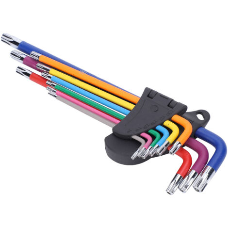 Spezifikation: Artikeltyp: Sechskantschlüssel Material: 45 Stahl Farbe: Bunt Größe: T10x1 T15x1 T20x1 T25x1 T27x1.