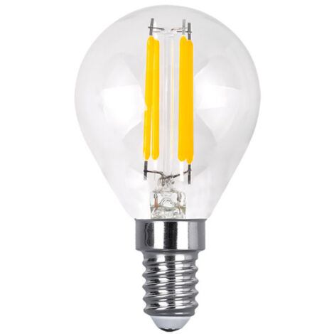 Sphärische Glühbirne 7x4,5d 4w 450lm e14 klar 2700k
