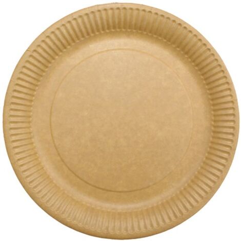 SPHERE - Assiettes carton kraft lamination bio 18cm x50