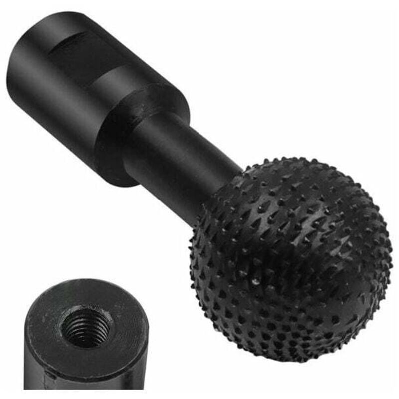 Sphère Fraise Rotative Tête de Meulage Rotative Boule de Fraise en Acier au Carbone Fraise Rotative Sculpture sur Bois Polissage Gravure Mèches de