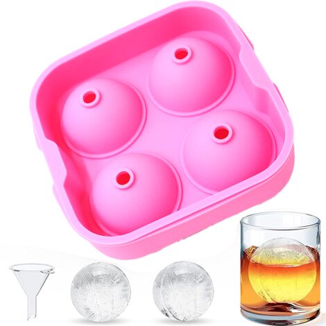 1pc Ice Ball Maker, Silicone Freeze And Press Mold For Round Whiskey Ice  Ball - Perfectly Suitable For Bourbon, Scotch, Old Fashioned Cocktail  Beverage, Home Use Ice Tray