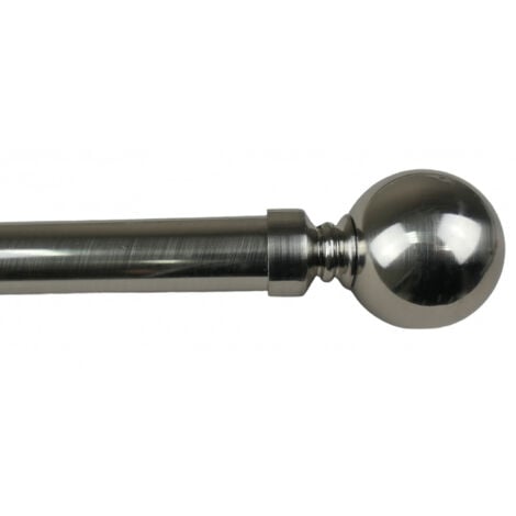 SPHERE - Kit tringle extensible ø 25/28 110 à 210 cm Coloris - Nickel brossé