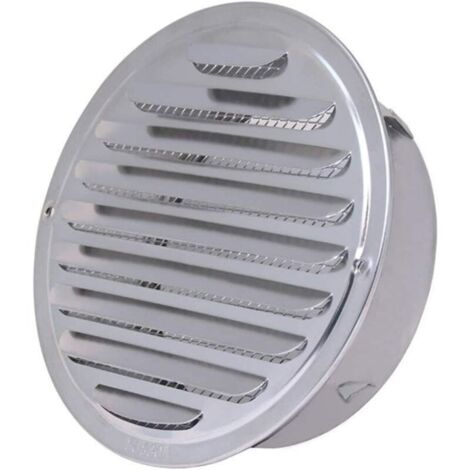 Sphère Vent D'air En Acier Inoxydable Grille De Ventilation Thicken Hotte Murale De Montage Covers D'échappement Salle De Bains Cuisine évents Ventilateur Et Aérateurs (200mm)