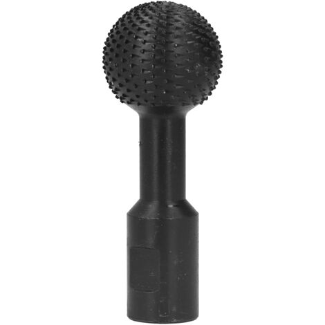Spherical Wood Carving Burr Wear Resistant 10mm Woodworking Rotary File for 100 Angle Grinder Black