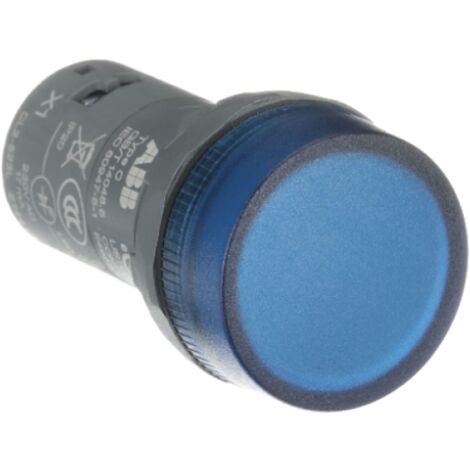 Spia luminosa led blu 230v ac 22mm ip66/ip67/ip69k abb cl2523l