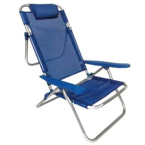 SPIAGGINA BIG 53X62XH102CM IN TEXTILENE BLU E ALLU