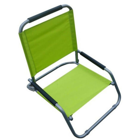 SPIAGGINA Mare Sdraio Alta Acciaio Oxford Blu per Campeggio Spiaggia Piscina Giardino Milani Home s.r.l.s