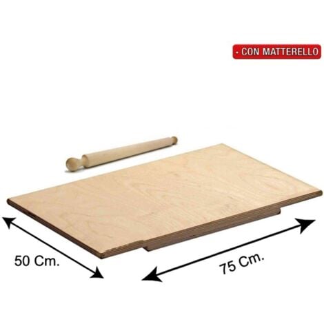 SPIANATOIA PER IMPASTARE in legno Abete prima scelta con bordi di  contenimento EUR 29,90 - PicClick IT