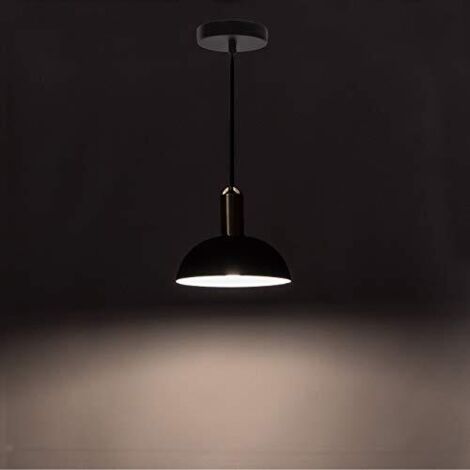 Spica - Lampada a sospensione in metallo nero