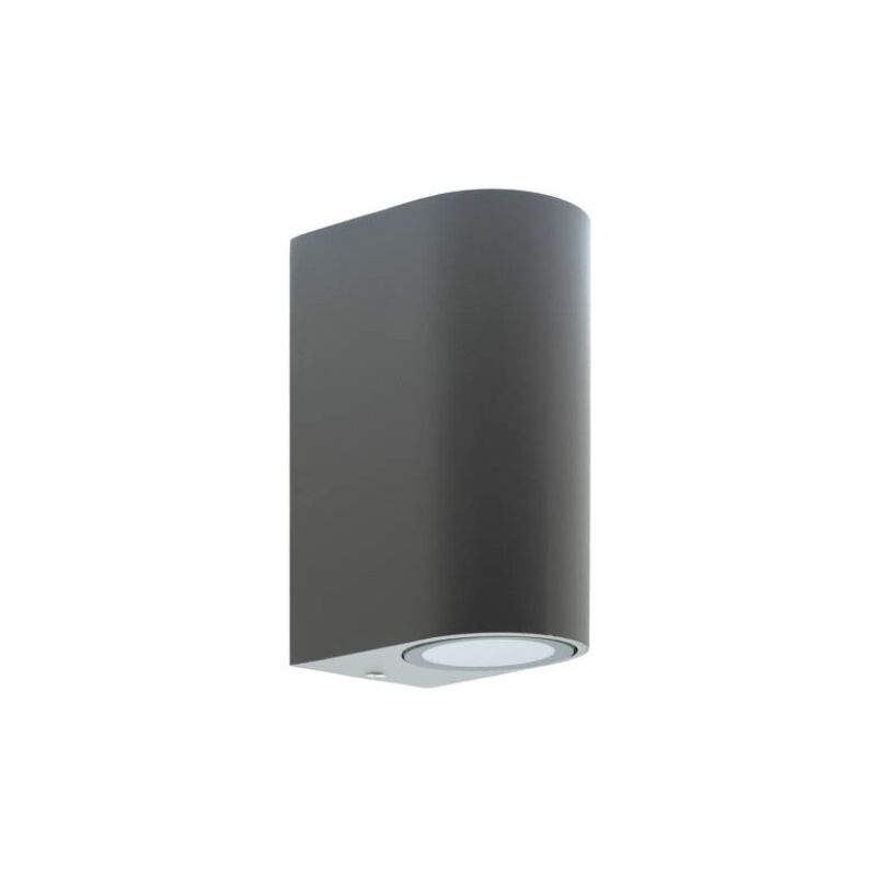 Image of Spider-2D 2x35W GU10 IP44 Grey Wall Lamp - Gris