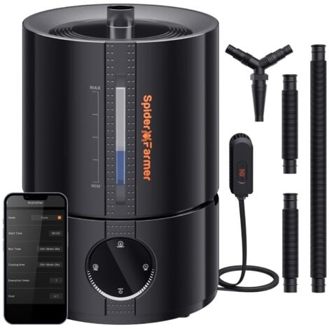 Spider Farmer 5L Humidificateur à ultrasons Cool Mist Top Fill pour les plantes d'intérieur