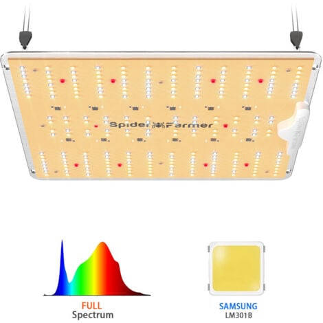 Spider Farmer SF1000D LED-Wachstumslampe, Vollspektrum, Samsungled, für Gemüse im Innenbereich
