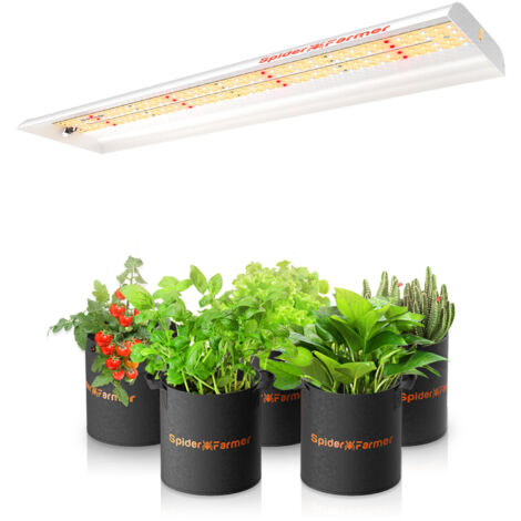 Spider Farmer SF300 33W LED Pflanzenlampe für Setzlinge, Gemüse, Pflanzen Blumen
