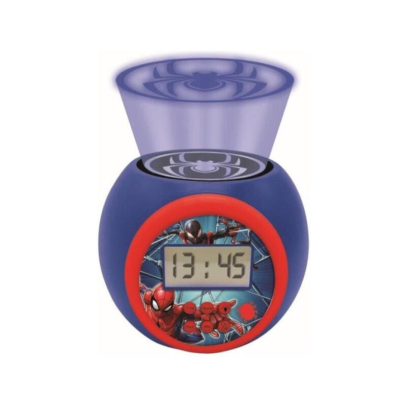 Les Tendances - spider-man Réveil projecteur fonction minuteur lexibook