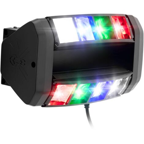 SINGERCON Spider Moving Head Disco-Licht Partylicht Partybeleuchtung RGBW 8 LED 27 W