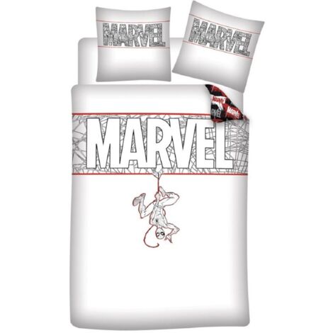 Spiderman Bettwäsche aus BIO Baumwolle – 140x200 cm Bettbezug und 65x65 cm Kissenbezug