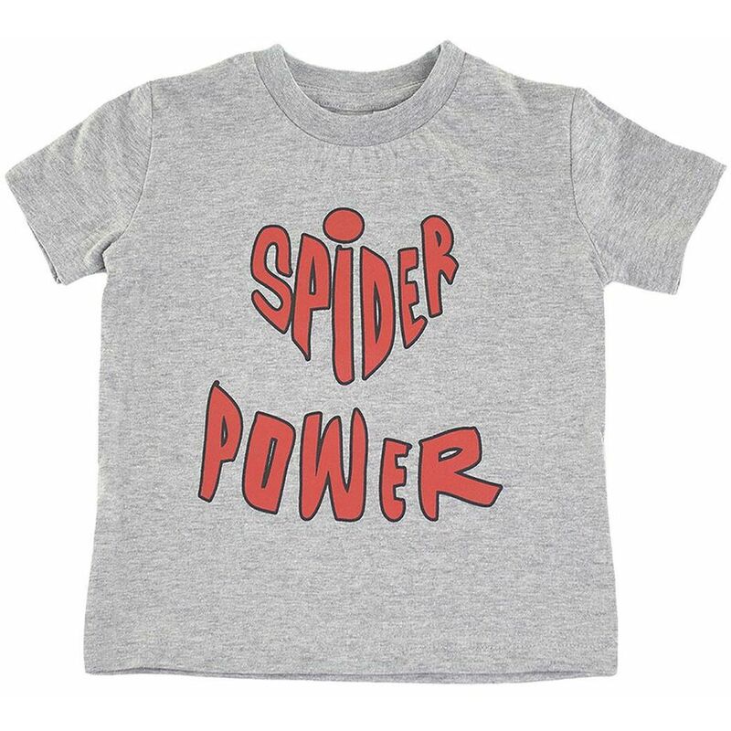 

Camiseta de Manga Corta Infantil Gris - Spiderman