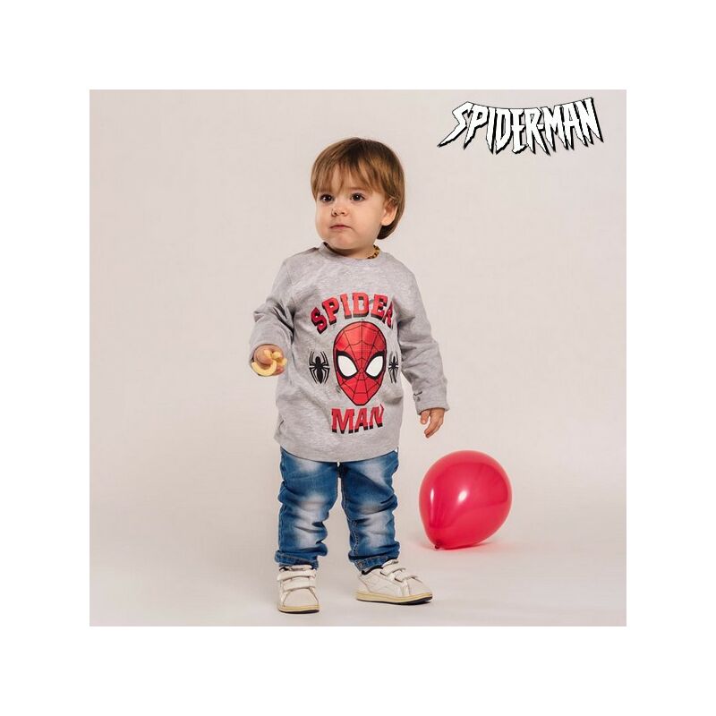 

Camiseta de Manga Larga Infantil Gris - Spiderman