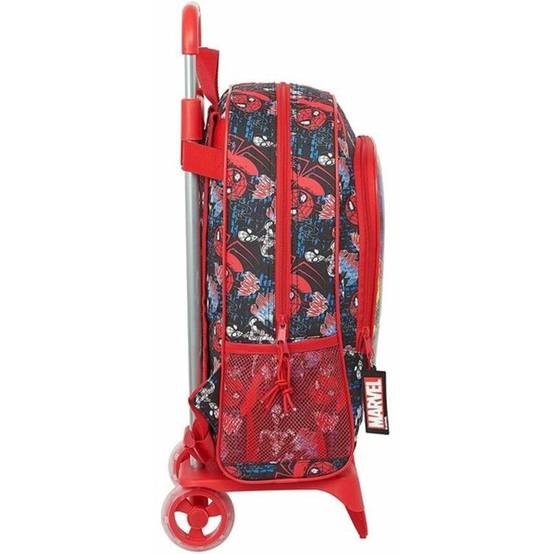 

Spiderman - Mochila Escolar con Ruedas Go Hero Go Hero Negro Rojo