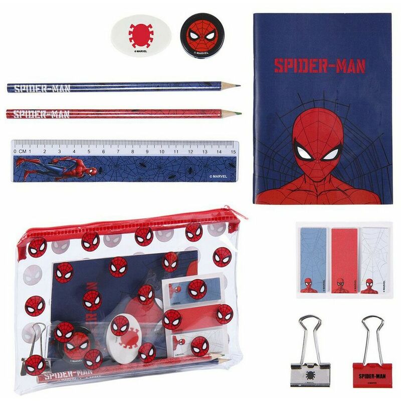 

Set de Papelería Azul oscuro (12 pcs) - Spiderman