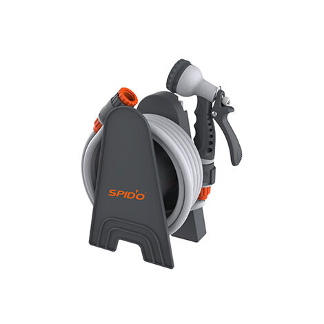 SPIDO - Dévidoir avec tuyau 10 m et accessoires